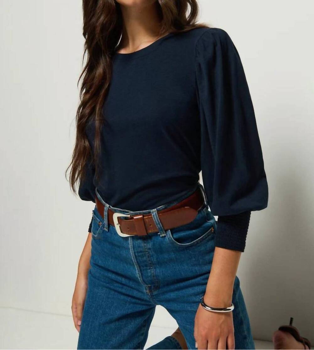 NEW NATION LTD loren tee in navy night sky